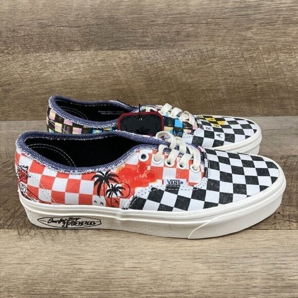 Vans Netflix "Stranger Things" Authentic Surfer Boy Mens Sz 6.5 Womens Sz 8 - Picture 2 of 11